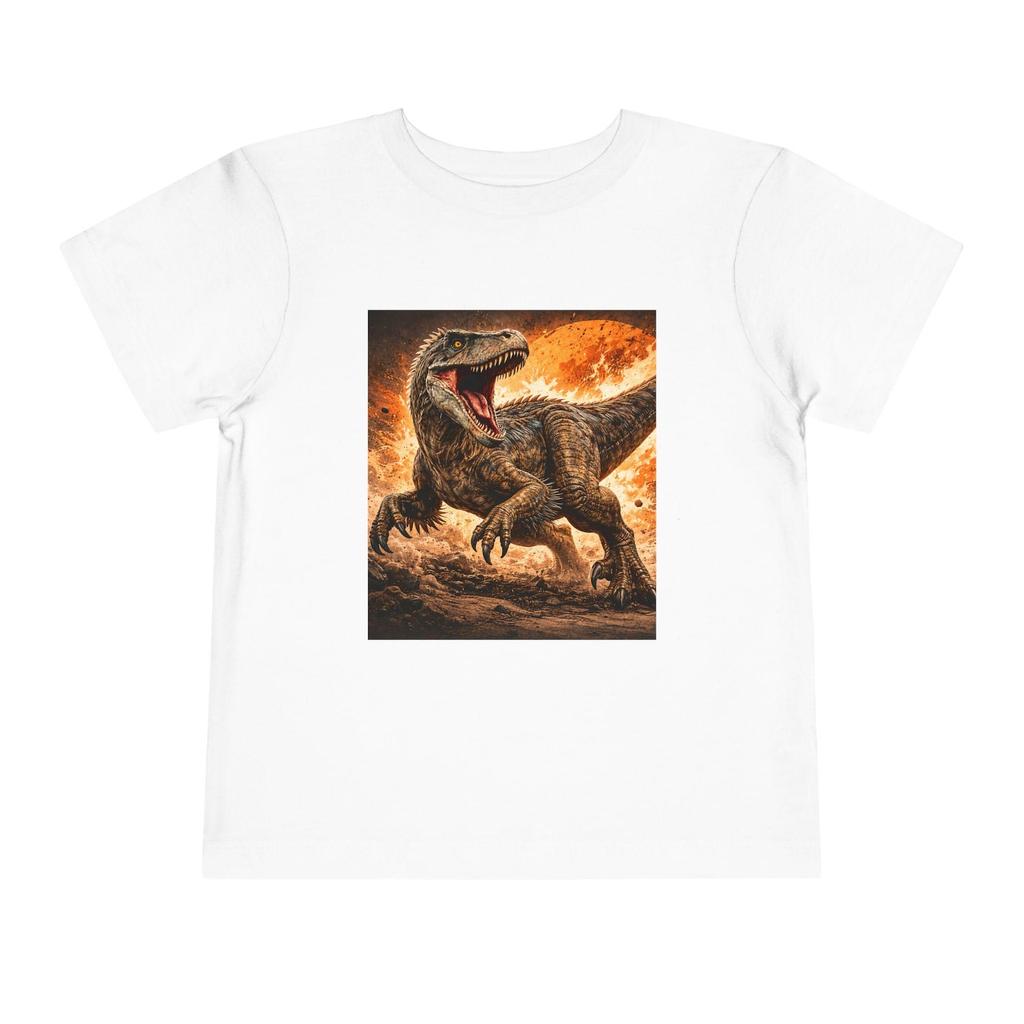 Roaring T-Rex Dinosaur Toddler Tee - Jurassic Dinosaur Children's Shirt