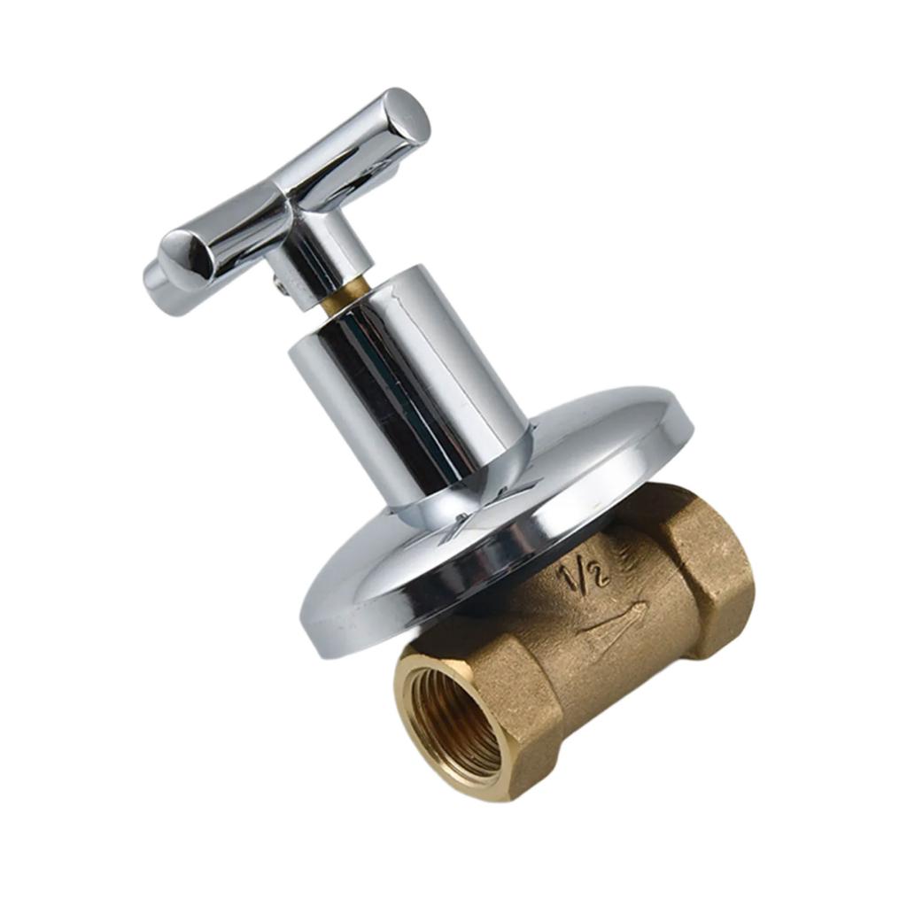 Multipurpose Aluminum Alloy Concealed Water Valves DN15 Female Thread NPT for Home and Commercial Water Systems