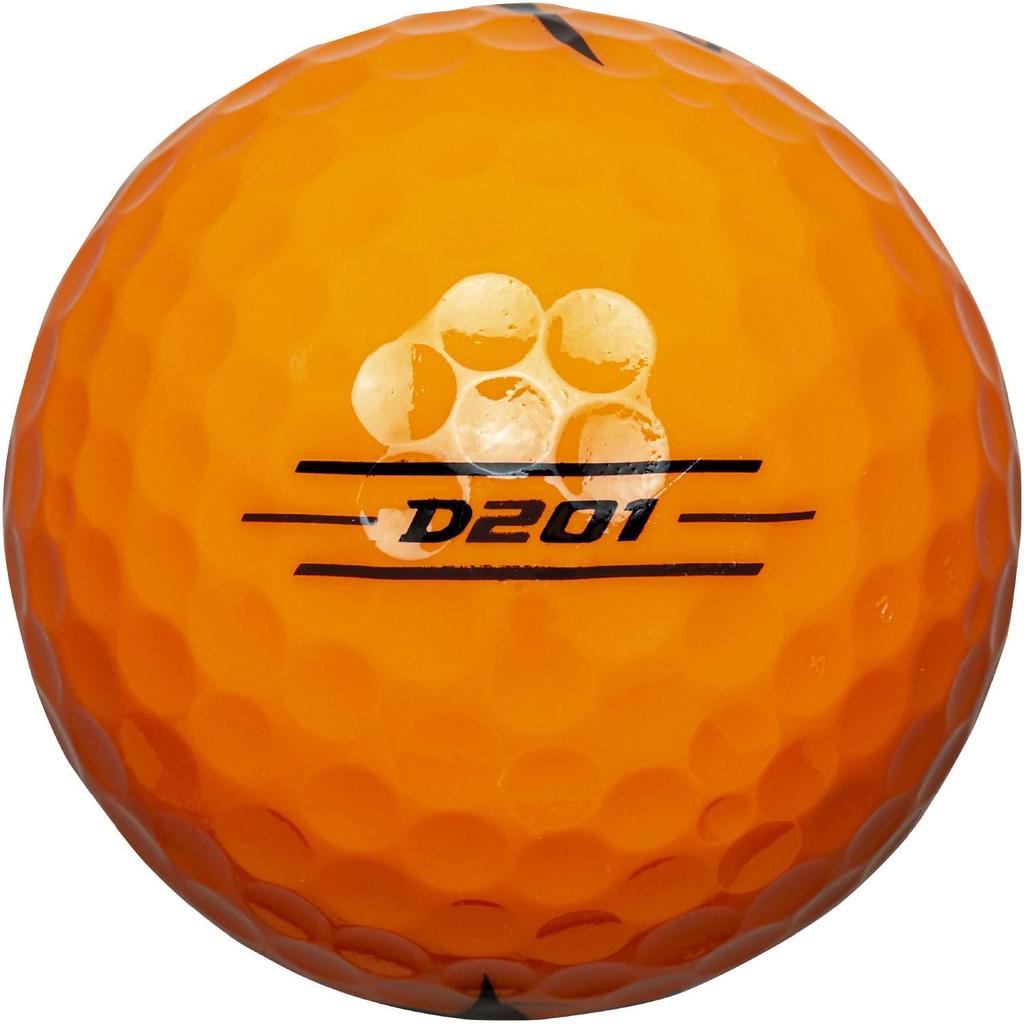 MIZUNO D201 Golf 1 Dozen Distance For Head Speeds of or Soft 5NJBD220 Balls, Orange, (12 Balls), Type, 35m/s More, Feel, 2-Piece Construction,