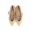 Daks Women Shoes 5cm Semi Covered Pumps Dlf509ls32 Beige 