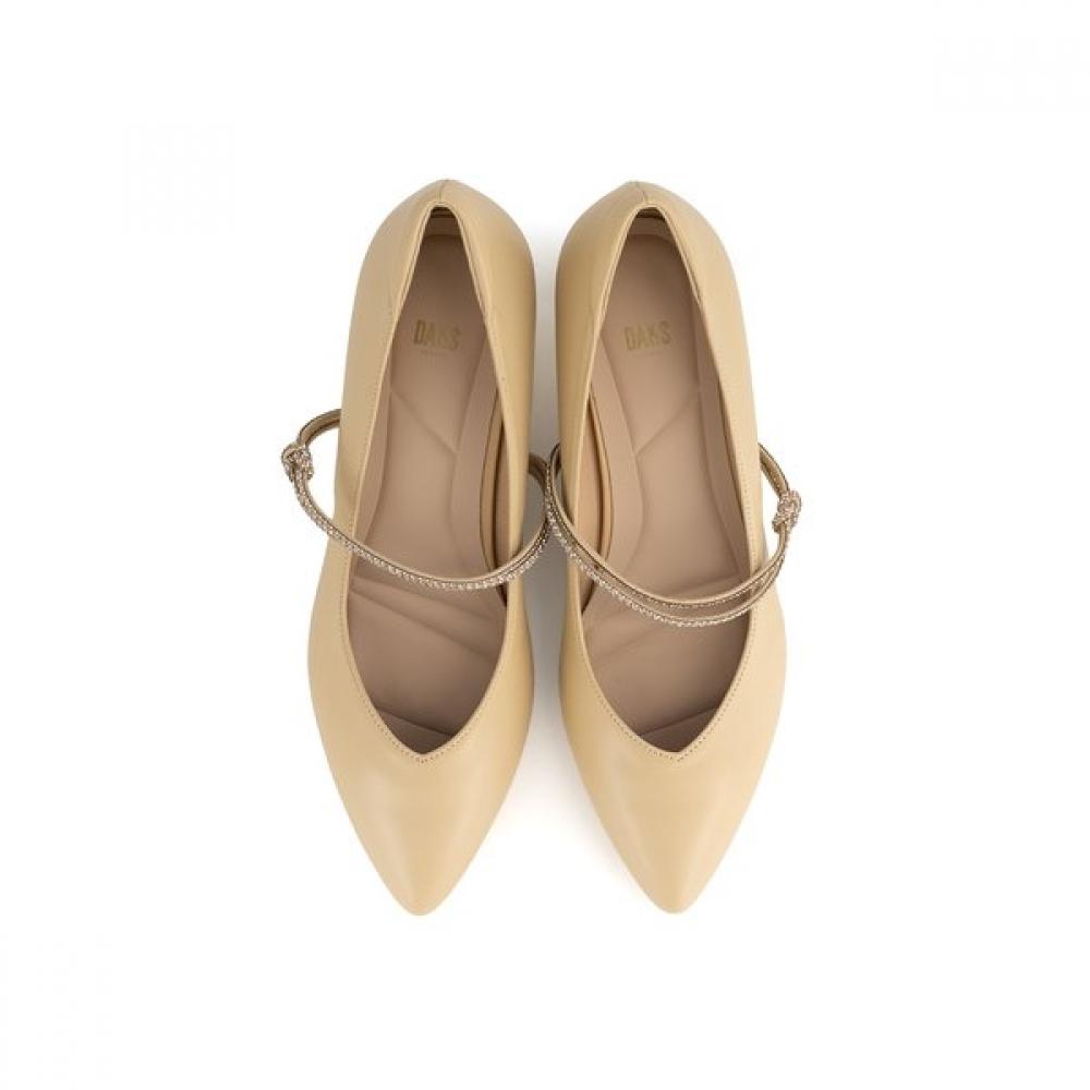 Daks Women Shoes 5cm Semi Covered Pumps Dlf509ls32 Beige 