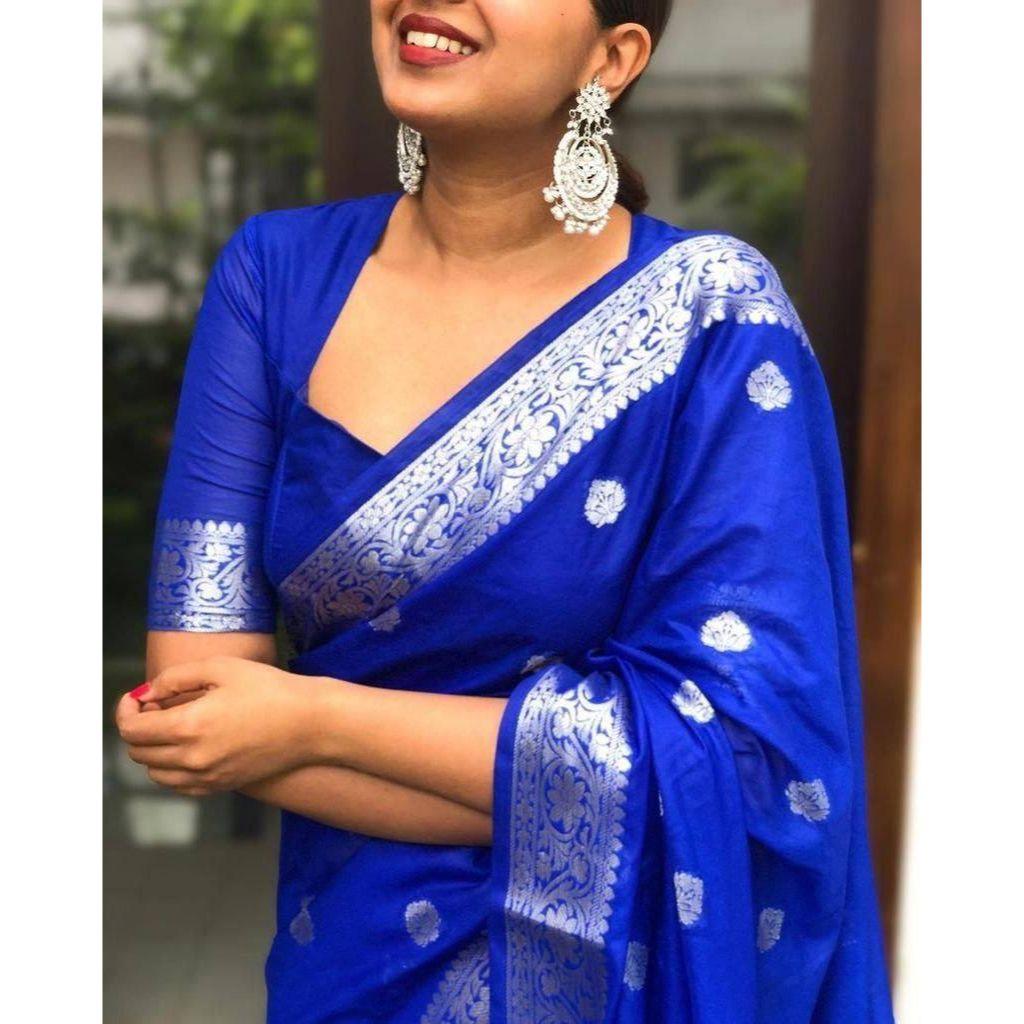 Royal Silk Affair - Soft Lychee Silk Jacquard Saree