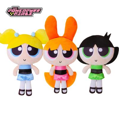Cute Cartoon Superhero Girls Plush Dolls Blossom Bubbles Buttercup Soft Stuffed Toys 23cm 35cm