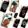 Beautiful Black Afro Girl Funda For iPhone 12 13 Mini 11 14 16 15 Pro Max XS X XR 7 8 14 16 15 Plus Phone Case
