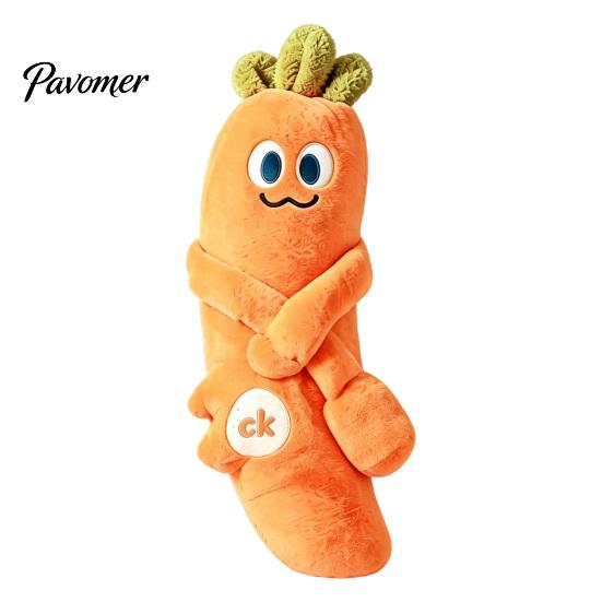 Skin Friendly Pillow Eggplant Body for Side Sleepers, Soft Long Plush Cushion Large Hug with Removable Washable Cover, Cute Hugging Women Full Support