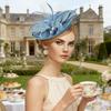 Trendy Raffia Bucket Hat With Feather Detail Comfort Fit And Adjustable Strap For Casual Or Formal Wear