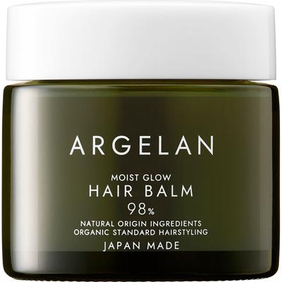 Algeran Argellan Moist Glow Hair Balm 32g Inne balsamy Produkty do stylizacji Nanieś odpowiednią ilość na koniuszki palców i dokładnie rozprowadź dłońmi