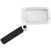 Lightweight Bright LED Illuminated 3.50X Handheld Magnifier Portable Lighted Reading Glass For Senior Craftsmen Traveler