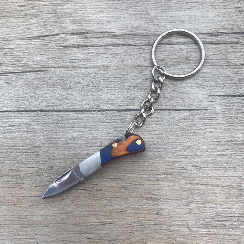 Brass Handle Steel Blade Outdoor EDC Portable Multi Cutter Knife Kitchen Gift Small Mini Pocket Folding Key Ring Knife Utility