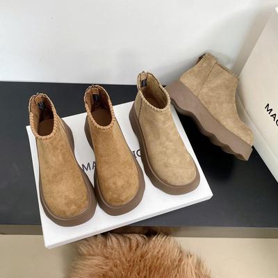 Damen 2025 Herbst Martin Stiefel: Rutschfest, Dicksohlig, Bequem, Vielseitige Kurze Stiefel