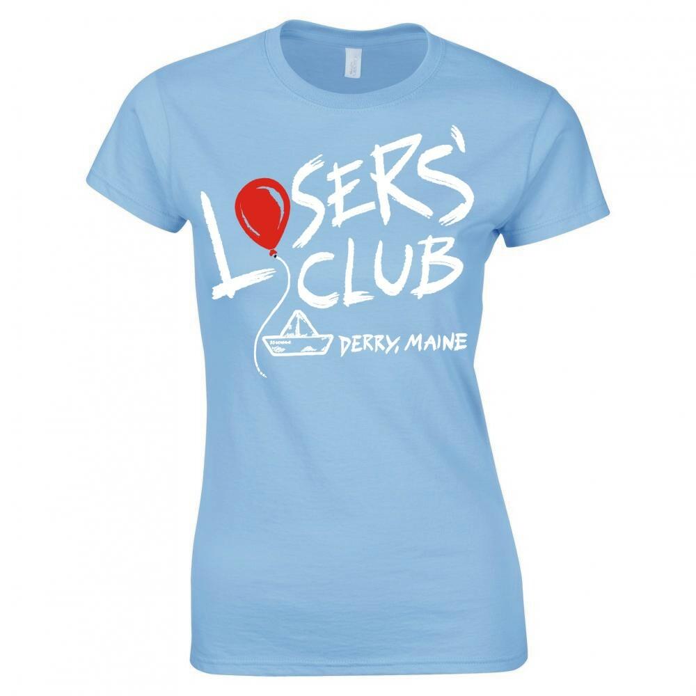 It Losers Club Ladies Skinny Fit TShirt S