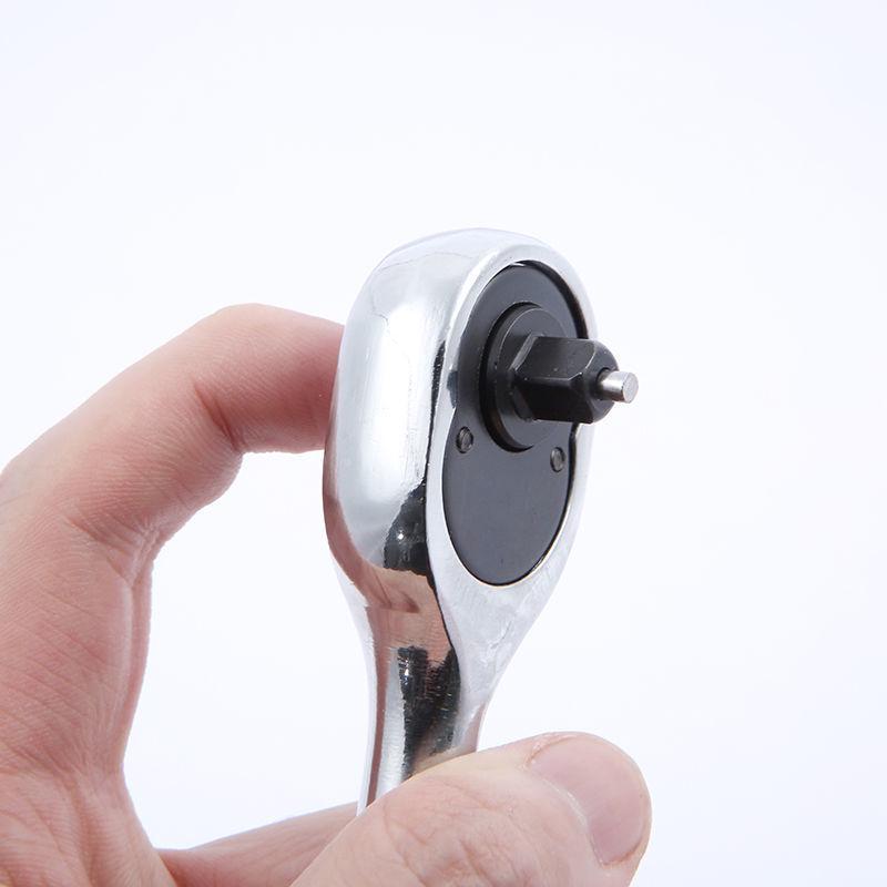 46-Piece Car & Motorcycle Repair Tool Set - Socket, Ratchet Wrench, Hex Key