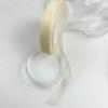 10 yards Rotolo di nastro di organza di colore pieno con bordo ondulato a coda di pesce per bouquet di fiori, regali, confezioni, decorazioni per feste di nozze