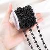 1M Stainless Steel Chunky Knot Chains DIY Hip Hop Chokers Men Necklaces Bracelets Findings Jewelry Making Accessories Supplies