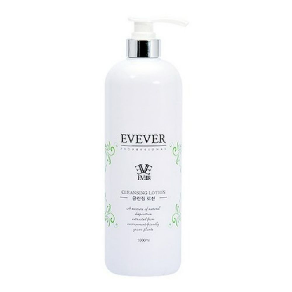 EVEVER Cleansing Lotion Gentle Emulsion Facial Cleanser Low Irritation Makeup Remover 1000ml