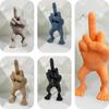 Middle Christmas Finger Originality Model Garnish Office Ornament Toys Prank