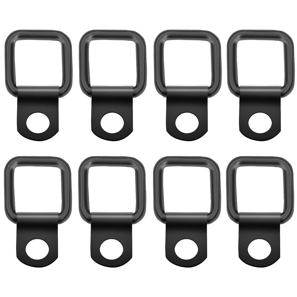Hardtop Quick Removal Thumb Screws Nut Washer Tie-Down D-Rings Compatible With Jeep Wrangler JK YJ TJ JKU Black