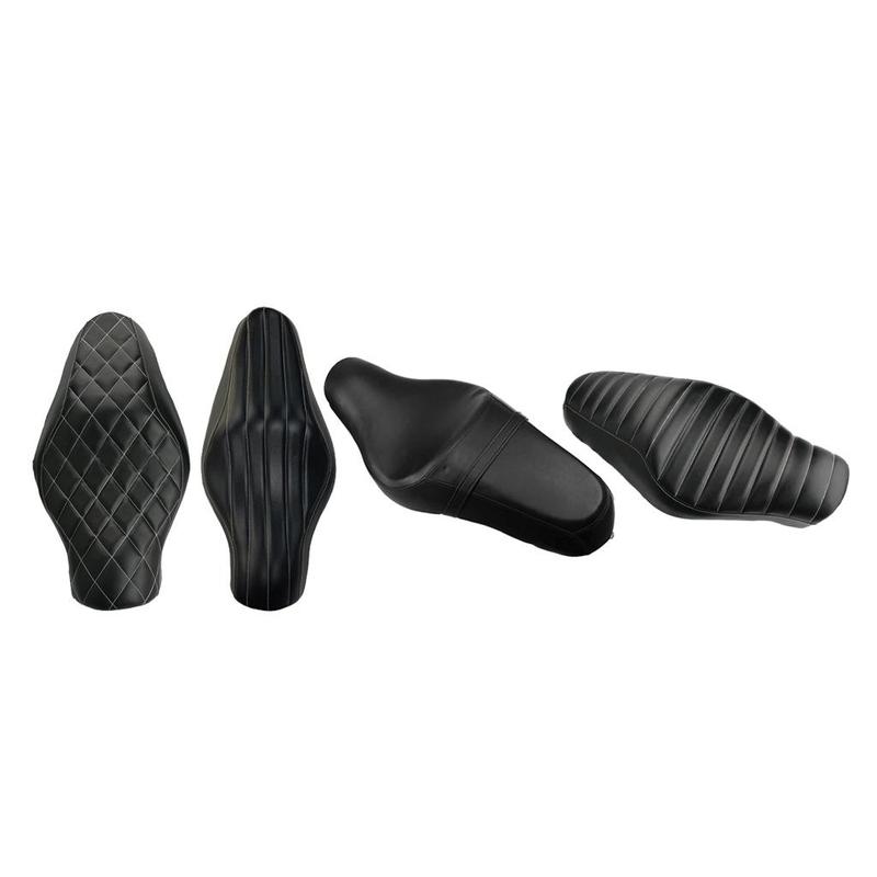 MagiDeal Artificial Leather Driver+Rear Passenger Seat for Harley Sportster 883