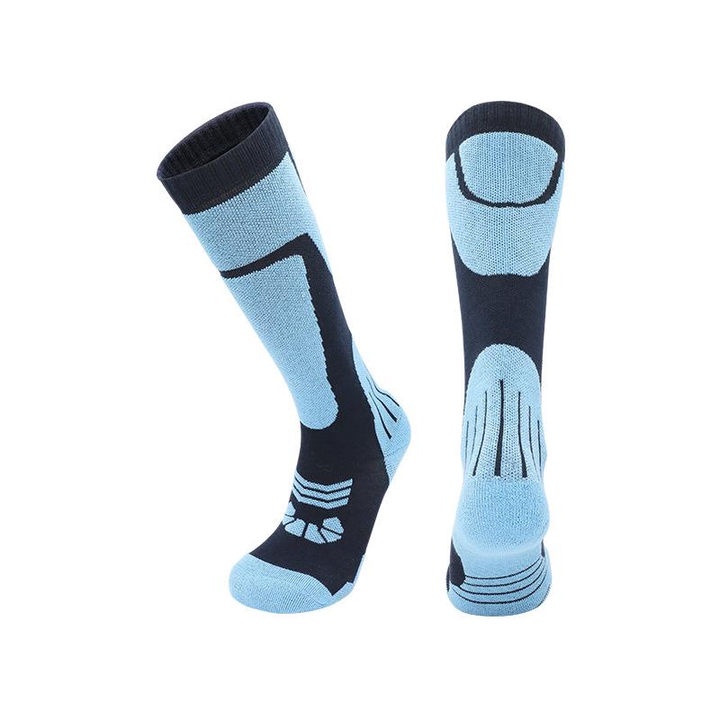 Children's and Adults' Merino Wool Winter Ski Socks - Thick, Warm, Towel Bottom, High-Top Snow Socks
