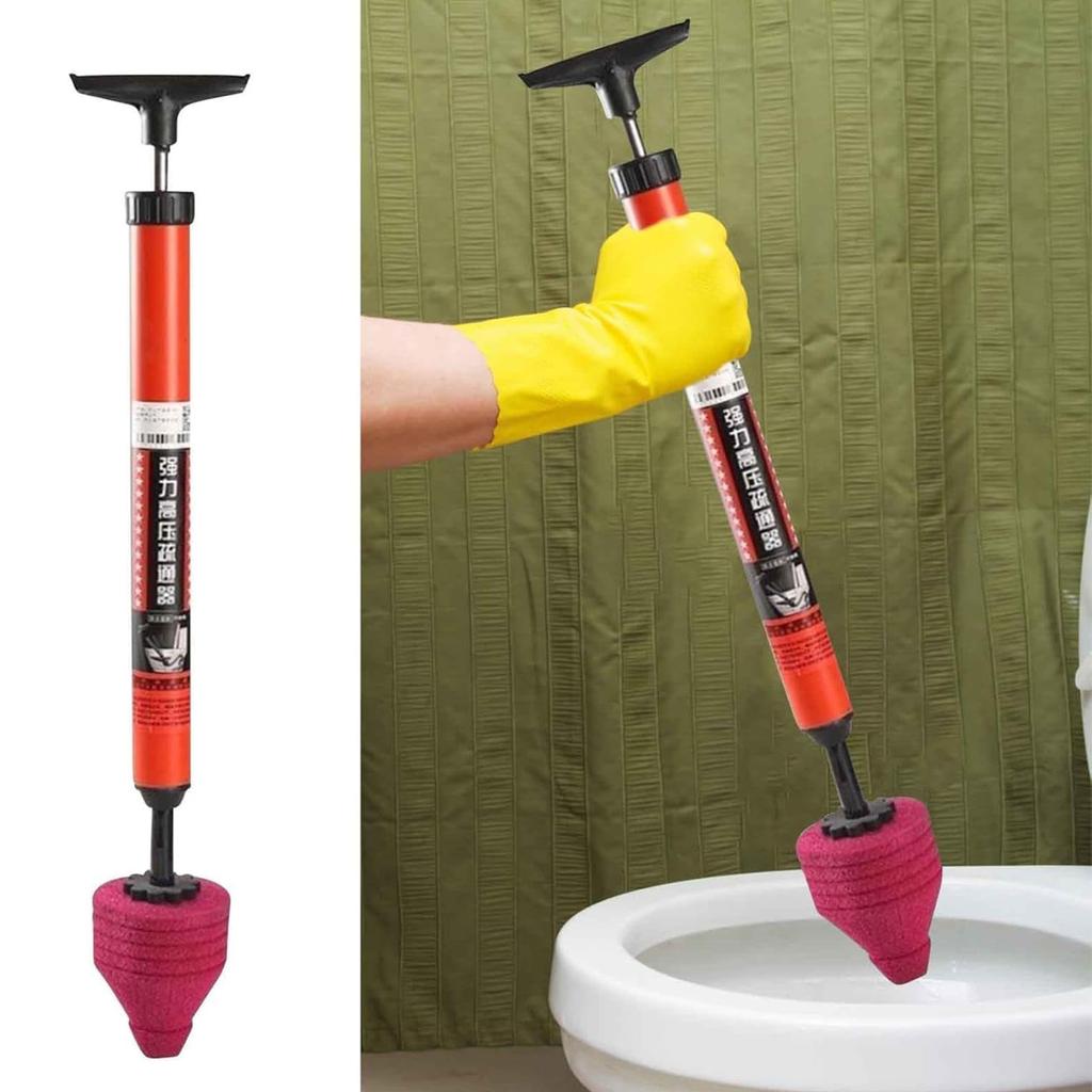 High Pressure Toilet Plunger Drain Clog Remover Toilet Pipe Plunger for Bathroom Drains and Clogged Pipes