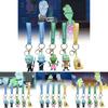 Creative Cartoon Alien Keychain Pvc Keyring For Fun Gift Ideas Unique Modern Art Style