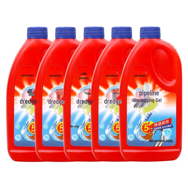 Odor-Eliminating Pipe Unclogging Gel for Household Drainage