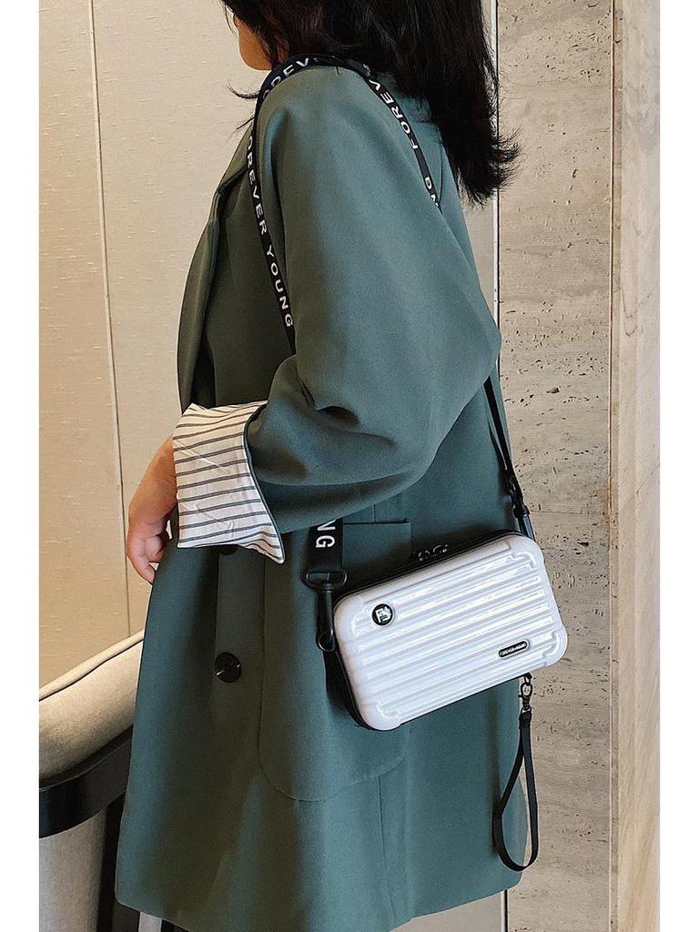 Women's Hard Shell Makeup & Toiletry Mini Bag | Crossbody, Evening, Travel Storage Box