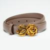 Belts Women's Jeans Fashionable and Versatile Leather Simple Ins Style Decoration Casual Korean Thin Belt Black Trendy