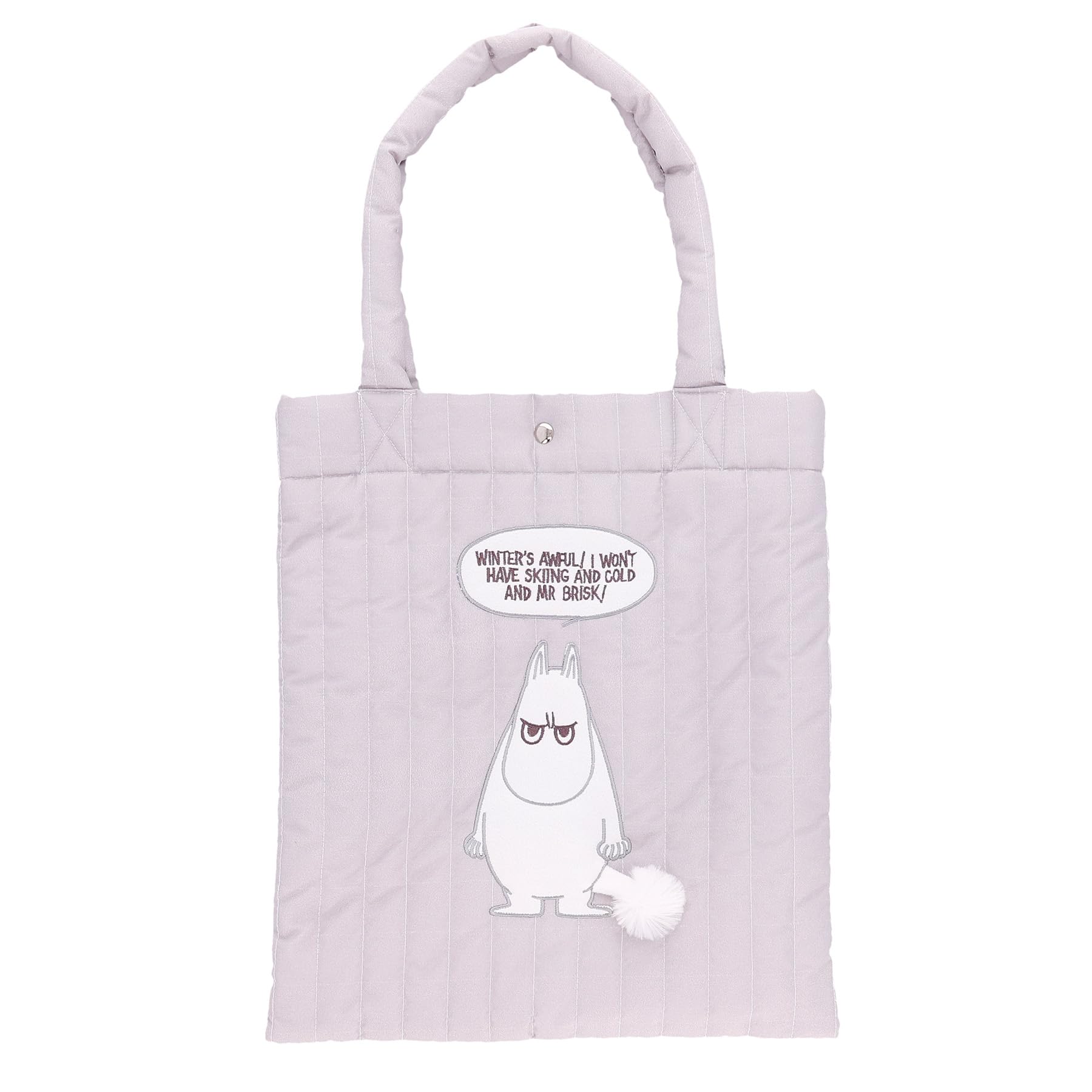 

[Marushin] Square Tote Bag with a Sulky Face