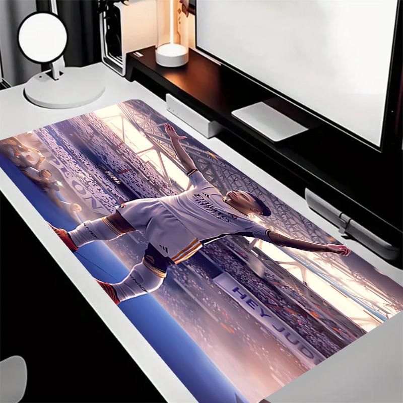 Jude Bellingham Theme Premium Non-slip Mouse Pad with Stitched Edges,Durable Rubber Material,for Desktop & Gaming Great Gifts