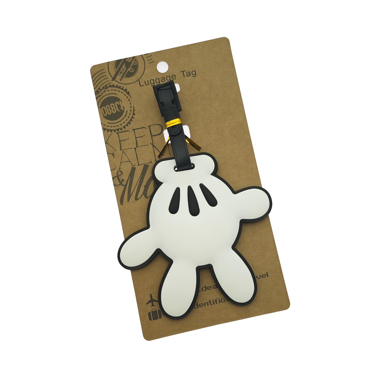 

Disney Luggage Tag Charm Bow Mickey Mouse Character Anti-lost Boarding Luggage Tag, Suitcase Charm Style Two