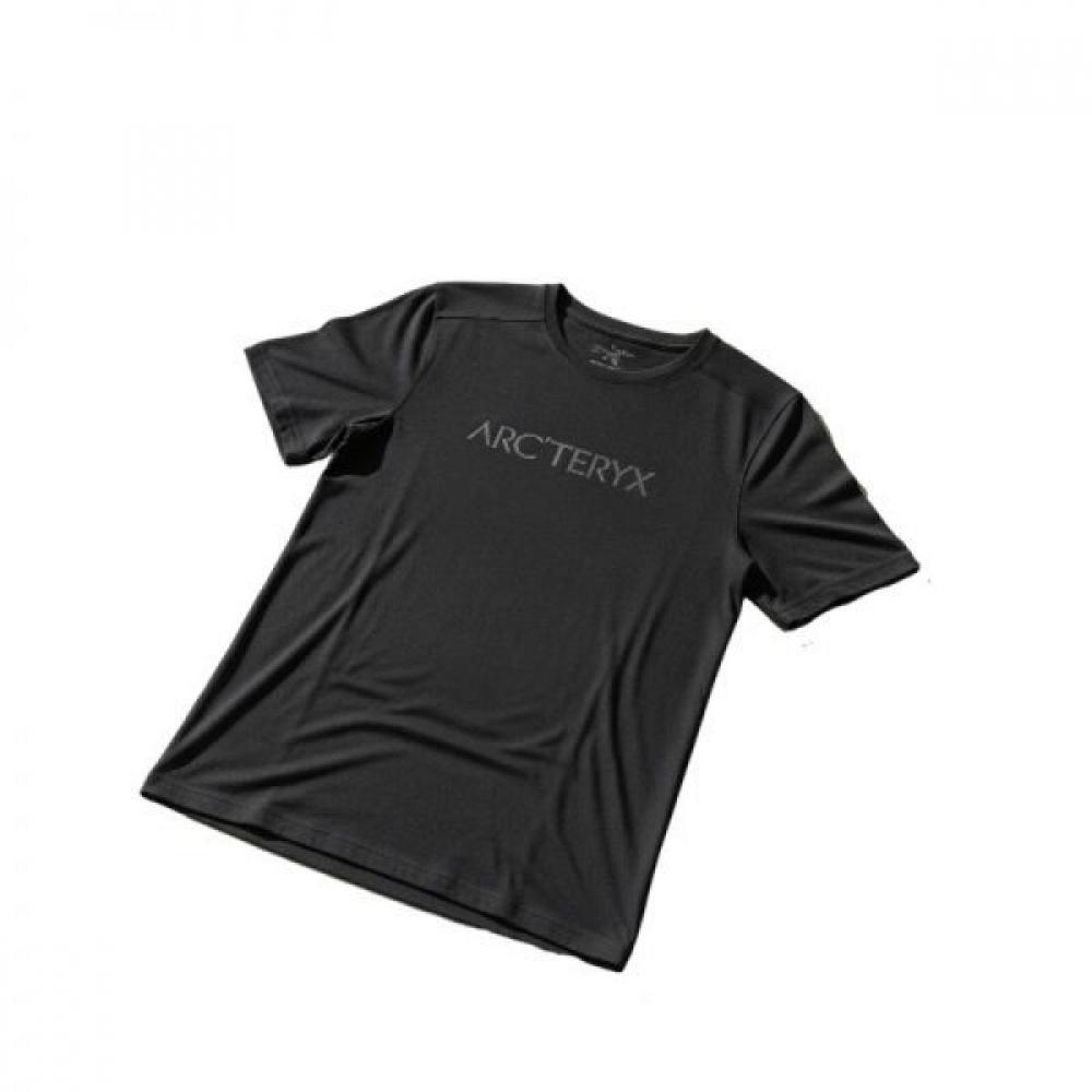 ArcTeryx Men S Ionia Merino Wool Akward Logo SS T ShirT Black aTqSm07733blk BLACK/L (around 105)