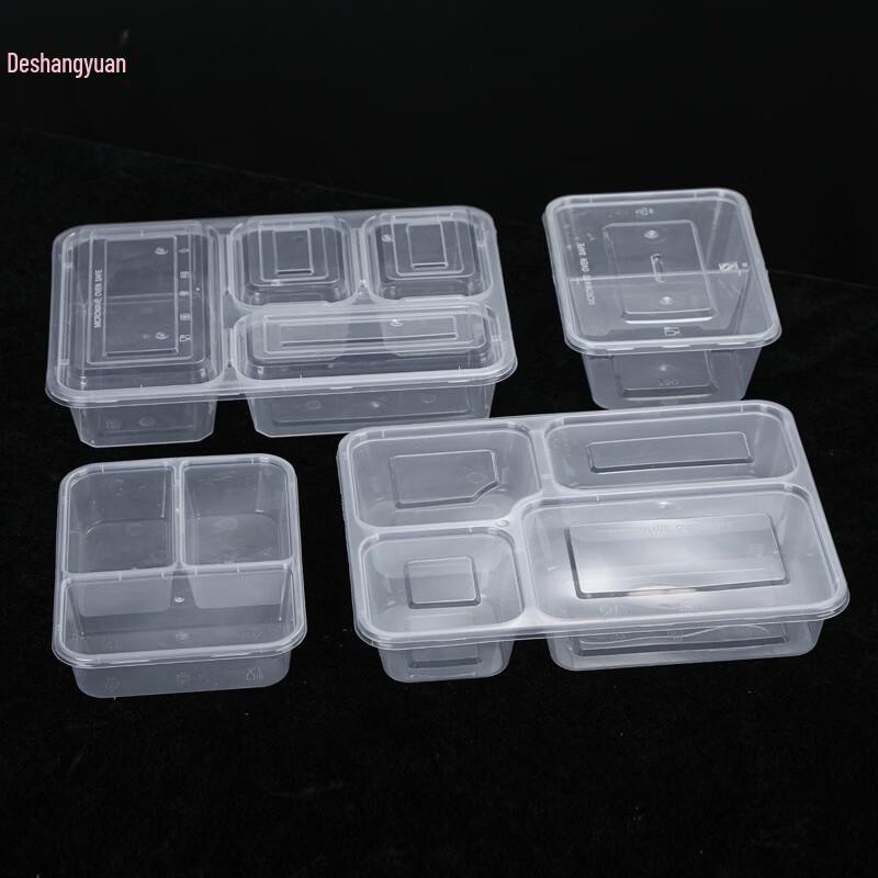 Disposable Divided Plastic Takeout Container