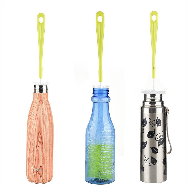 4-Piece Bottle Brush Set: Long Handle Cup and Straw Cleaning Brushes for Kitchen