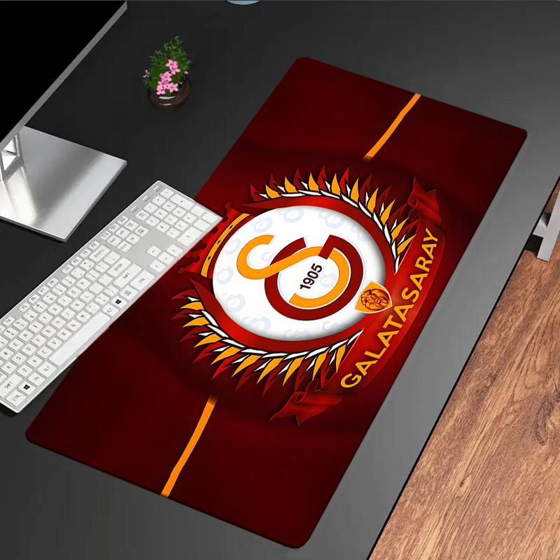 Galatasaray Fußballverein Mauspads, Gummiunterseite, Mauspads für Gamer und Bürogebrauch, Gaming-Schreibtisch, Leicht zu reinigende Matte Weihnachts-Fan-Geschenke