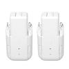 2 Pcs Smart Curtain Opener Closer APP Control WiFi Automatic Curtain Opener for Roman Rod T Shaped U Shaped Track