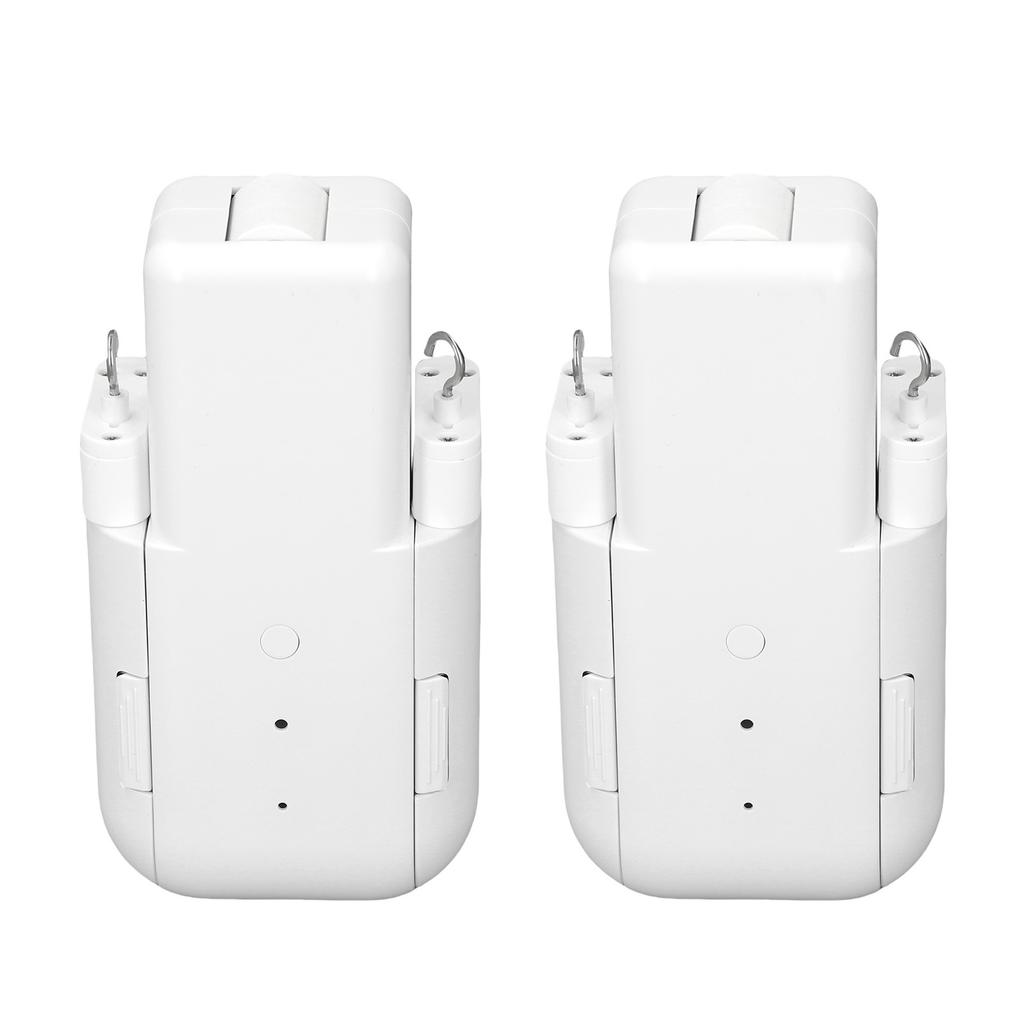 2 Pcs Smart Curtain Opener Closer APP Control WiFi Automatic Curtain Opener for Roman Rod T Shaped U Shaped Track