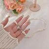 Magnetic Non-regular Freshwater Heart-shaped Pendant Necklace - a Unique Design with a Chic Look for the Collarbone Chain
