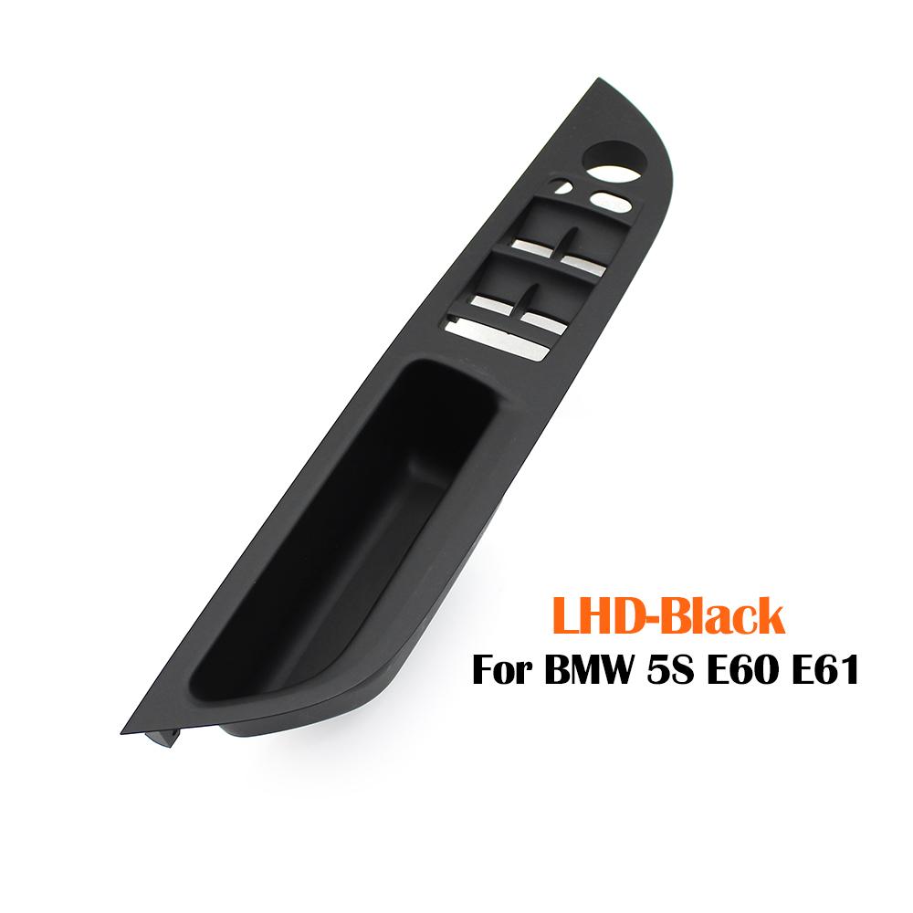 LHD RHD Car Window Switch Cover Door Handle Armrest Panel Trim Replacement For BMW 5 Series E60 E61 2006-2010 51416983703