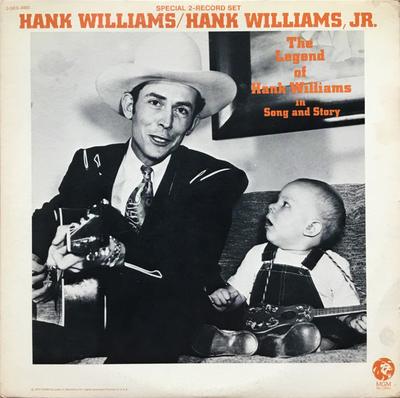 LP-Schallplatte HANK WILLIAMS / HANK WILLIAMS JR. - The Legend Of Hank Williams In Song 2SES4865 MGM Records 1973 UK Folk Gebraucht