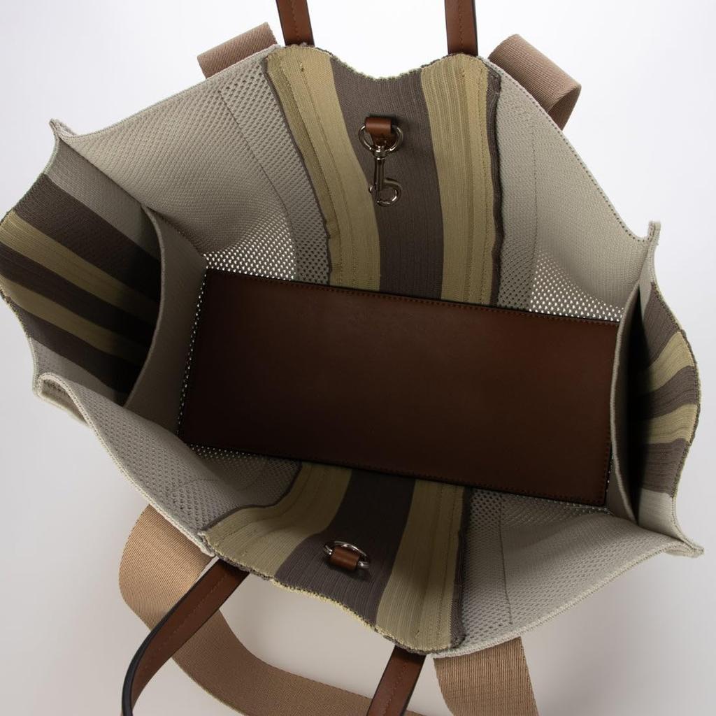 Multicolor Stripe 2-Way Square Tote