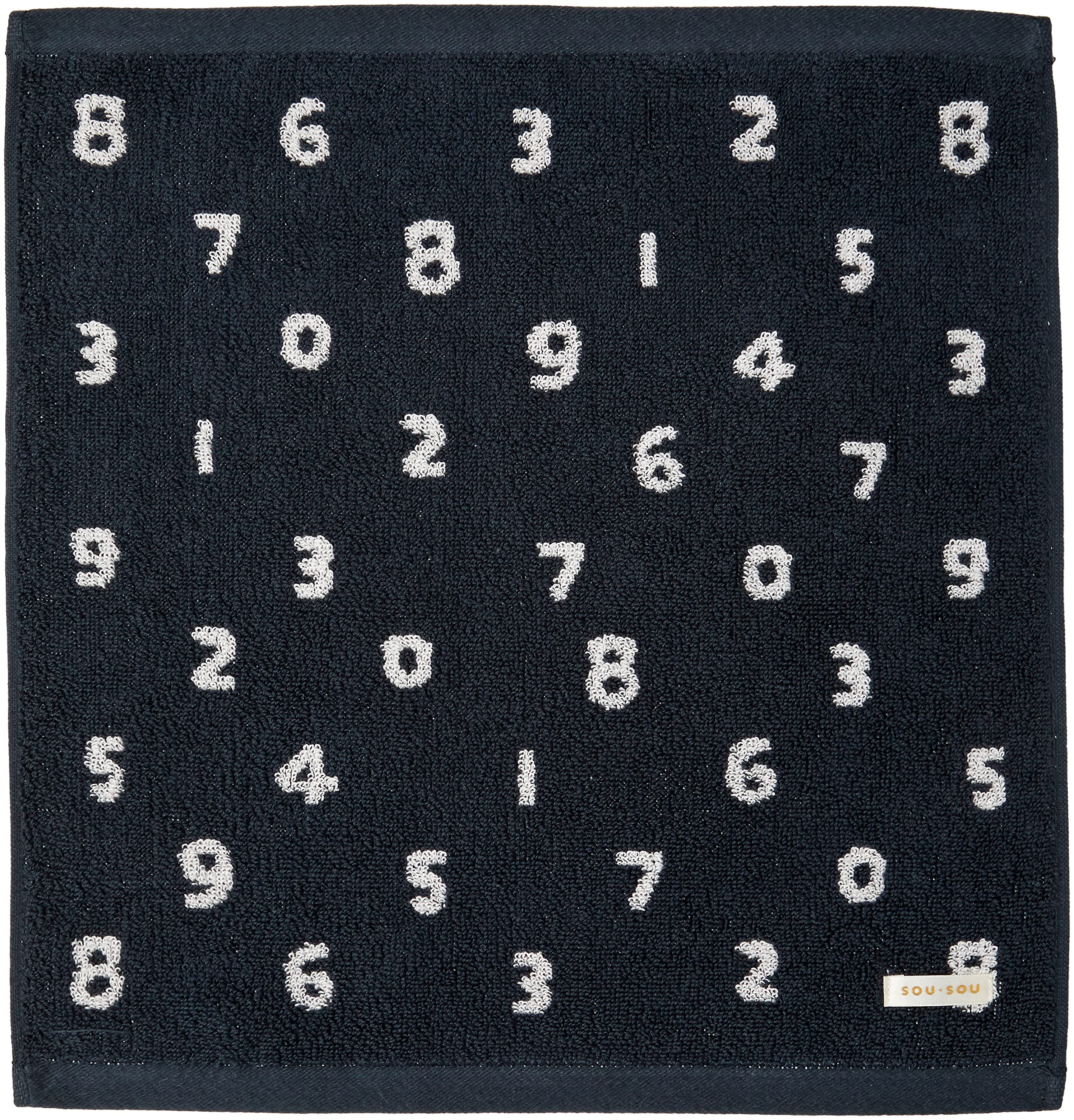 

Marushin Hand Made in Imabari Certified 6165001700 SOU SOU Towel, 34x36cm, SO-SU-U, Japan, Towel, чёрный