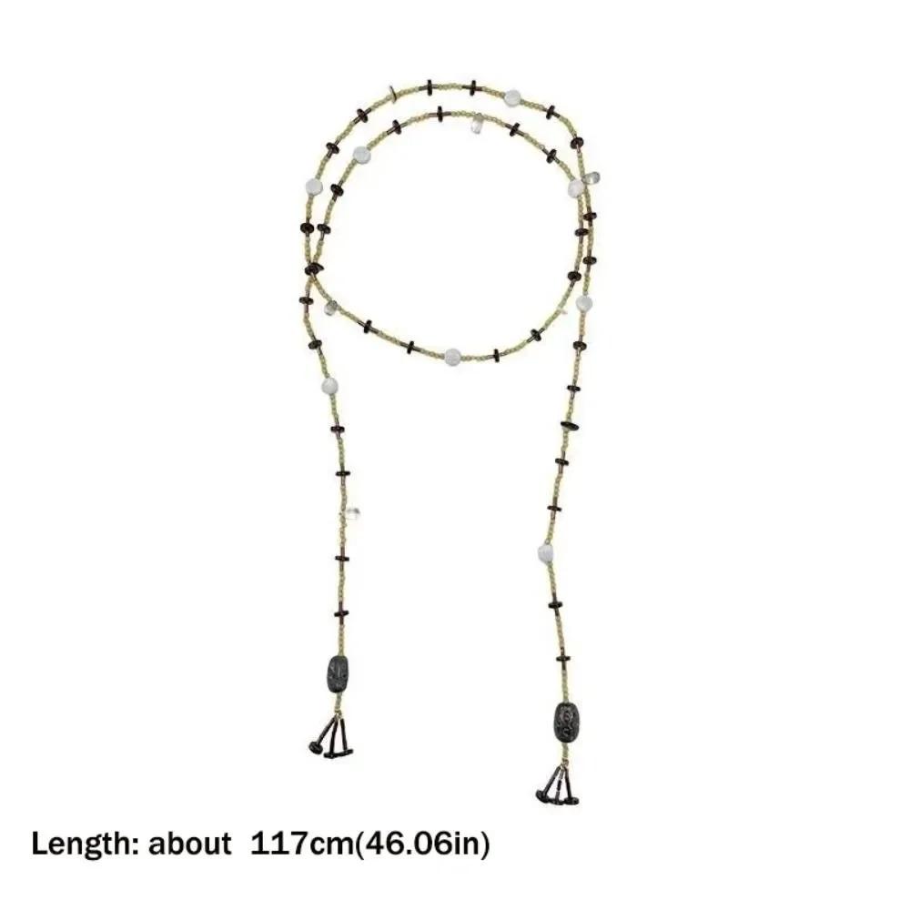 New Alloy Pentagram Star Pendant Silver Color Punk Long Chain Necklace Double Layer Y2K Style Choker