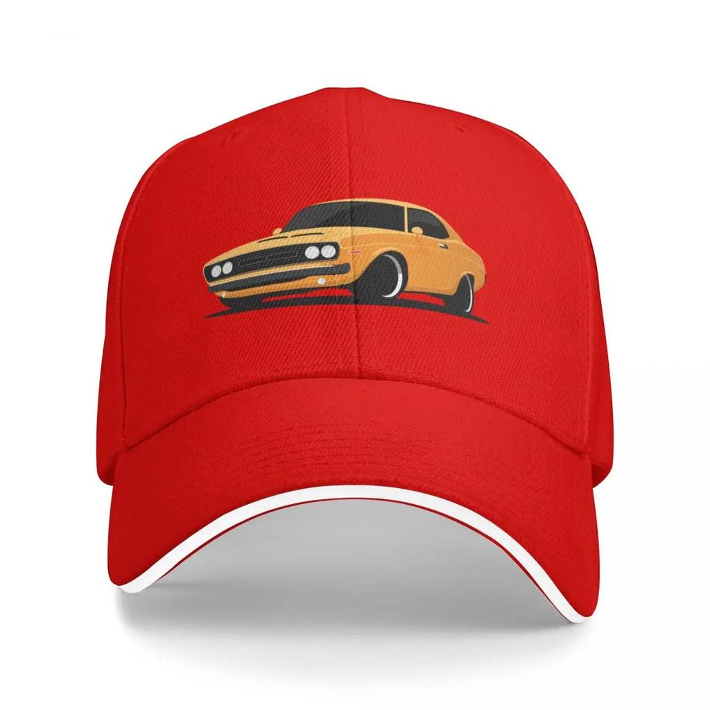 American Muscle Pony Car Illustration Baseball Cap Luxury Unisex Hat tea Hat Unisexs Hats Womens