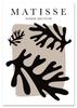 Poster Matisse Black Leaves