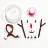 Children's DIY Snowman Kit - Winter Party Craft with Christmas Hat & Stocking