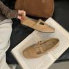 Spring with Skirt Gentle Small Leather Shoes French Retro Mary Jane New Soft-soled Loafers