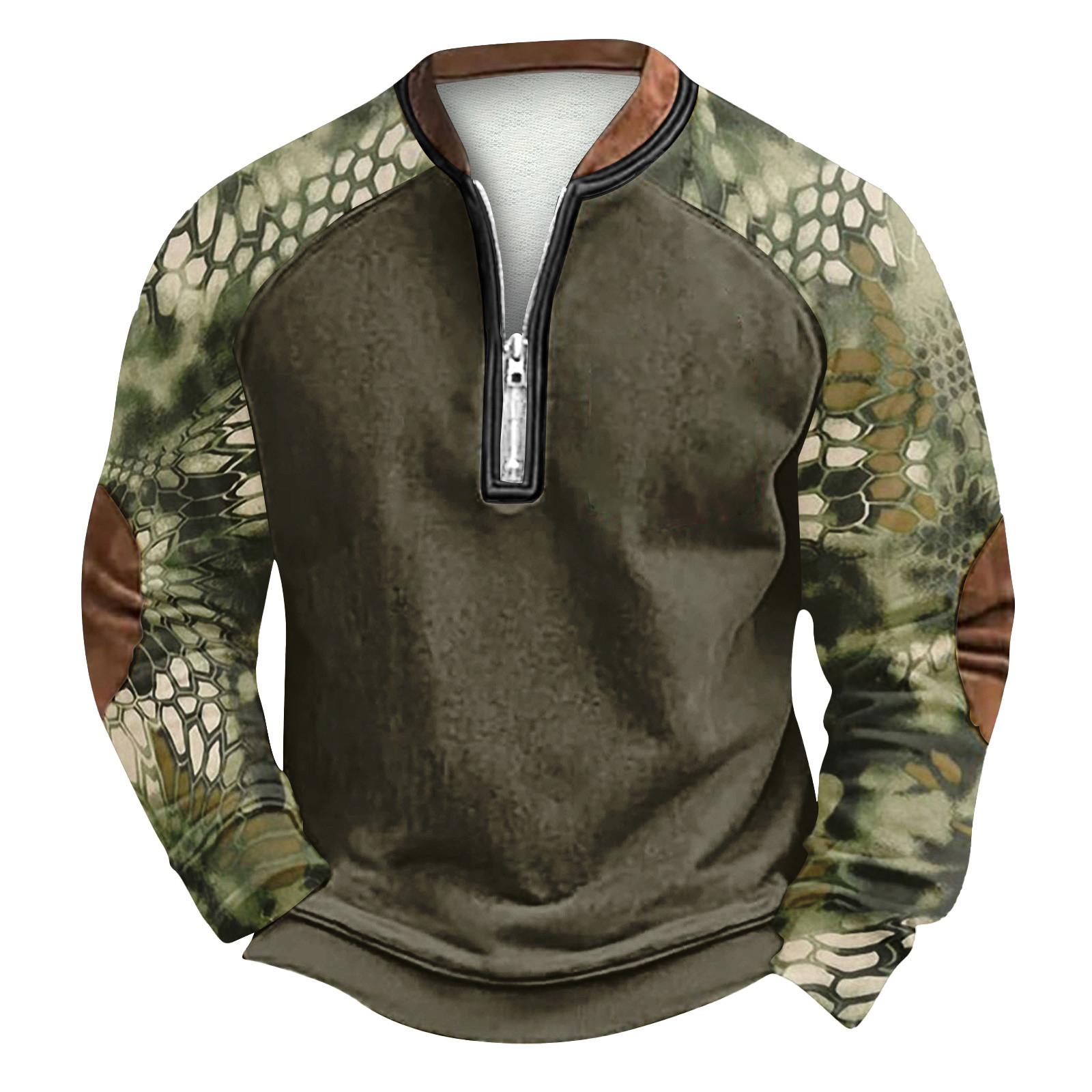 

Мужская зимняя толстовка с пряжкой Мужская толстовка с принтом L