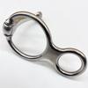 Stainless Steel Horse Tie Ring Set Safety Blocker Tie Ring Carabiner Eye Screw Equestrian Rope Holder Stable Trailer