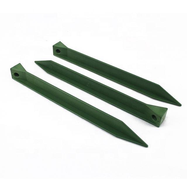 PP Plant Fixing Stake Tent Camping Garden Tool with Tying Rope , 30 cm , Green